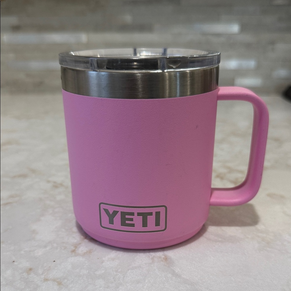 YETI Pink Insulated Mug